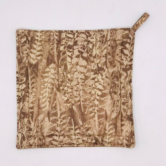 Oven Mitt Finger Hotpad, and Square Potholder Baking Gift Set, Neutral Tans - Picture 6 of 9